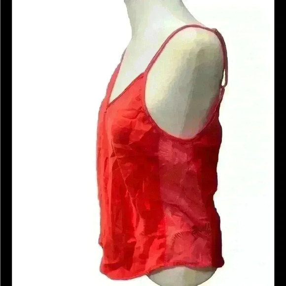 Sam Edelman Red Tank with mesh cut out - Picture 5 of 7